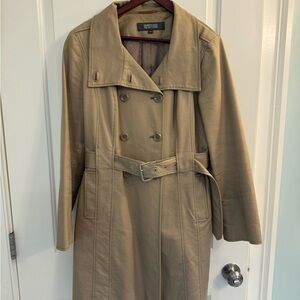 Kenneth Cole Reaction Women's Beige Trench Coat